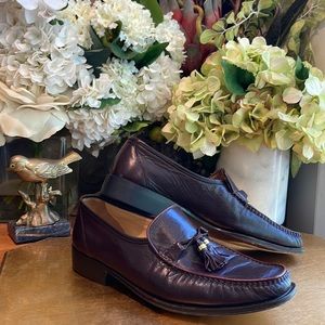 Bally Parawet Burgundy Leather Tasseled Loafers | Lightly Worn!